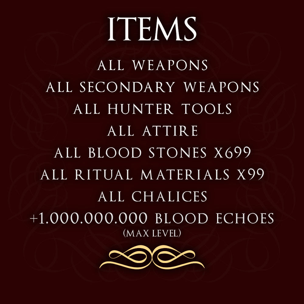 Bloodborne Blood Echoes & Items