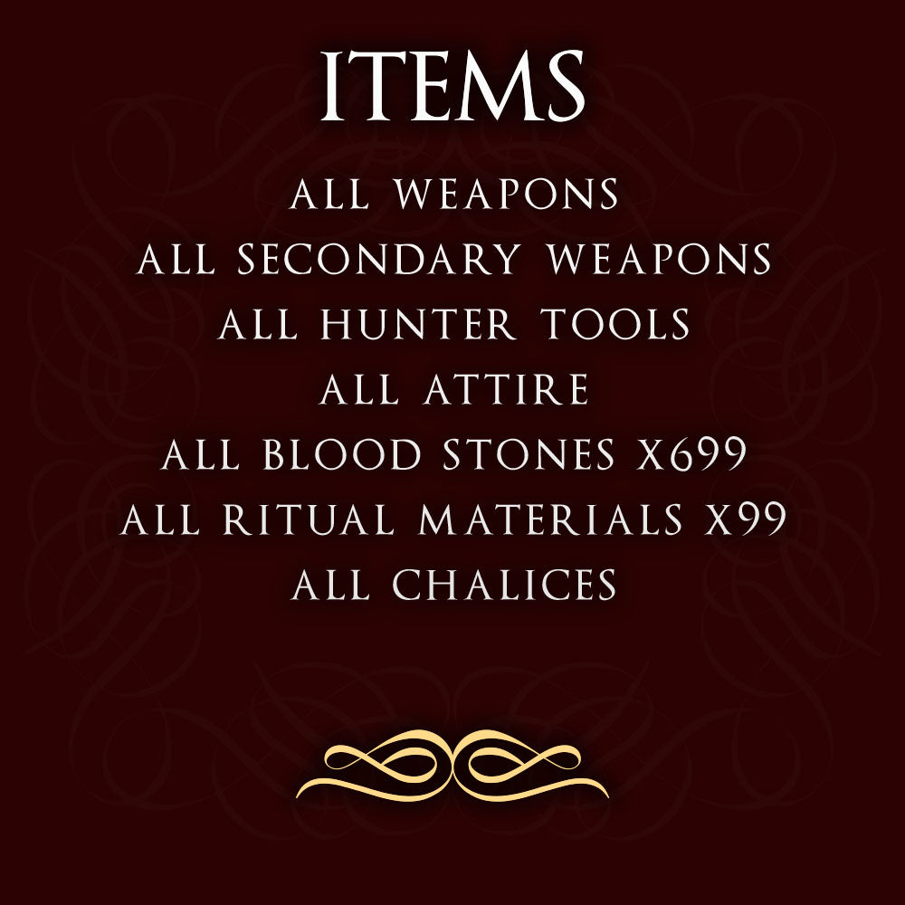 Bloodborne Blood Echoes & Items